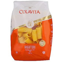 Colavita Rigatoni Pasta (500G) | Hard Durum Wheat Pasta | Imported From Italy