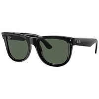 Ray-Ban Reverse Unisex Uv Protected Green Lens Square Sunglasses - 0Rbr0502S6677Vr50