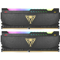 Patriot Memory Viper Steel Rgb Ddr4 Ram 32Gb (2X16Gb) 3200Mhz Cl16 Udimm Desktop Gaming Memory Kit Pvsr432G320C6K