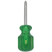Taparia 855 Steel Philips Tip No.2 Stubby Screw Driver (Green And Silver), 1 Pc