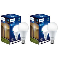Philips Stellarbright 12-Watt Led Bulb B22 Base (Crystal White, Pack Of 2)
