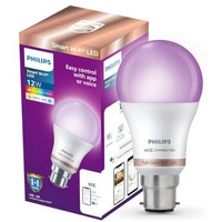 Philips Wiz Neo 12W B22 Wi-Fi & Bluetooth Led Smart Bulb With Music Sync, Compatible With Amazon Alexa & Google Assistant, 16 Million Colours & Motion Sensing Technology | Pack Of 1