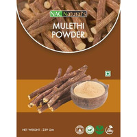 Nac Natural's 100% Pure Mulethi Powder | Yashimadhu | Liquorice | Glycyrrhiza Glabra For Hair And Skin Care Liquorice / Mulethi Root | Yashtimadhu Powder For Health, Skin And Hair Care | Natural & Edible Licorice