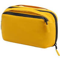 Destinio Electronic Gadget Organizer Bag - Waterproof Padded Tech Pouch For Usb Cable, Travel Adapter, Laptop Mobile Charger, Power Bank, Ear Phones,Hard Disk, Digital Accessories Organiser (Yellow)