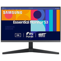 Samsung 27-Inch (68.59Cm) Fhd, Ips Display, 100 Hz, 1920 X 1080 Flat Monitor, Bezel Less Design, Amd Freesync, Flicker Free, Hdmi, Display Port (Ls27C330Gawxxl, Black)