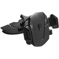 Spigen Cd Slot Car Mobile Holder [One Touch][Stable Hold][360 Rotational] Compatible With Most Smartphone Devices(Ts23) - Black