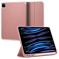 Spigen Urban Fit For Ipad Pro 11 Inch M2 4Th Gen(2022) Case / 3Rd Gen(2021) / 2Nd Gen(2020) / 1St Gen(2018) Full Cover Folio Case With Built In Pencil Holder, Trifold Stand - Rose Gold