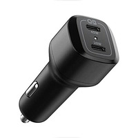 Spigen Car Charger Adapter Pc2000 Max 65W (45W+20W)[Pd3.0][Led Indicator] Quick And Fast Charging - Black