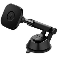 Spigen Dashboard & Windshield Car Mobile Holder [Strong Suction Cup][Extendable Arm] For Iphone 16/15/14/13/12 Series And Magsafe Compatible Cases - Black