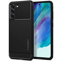 Spigen Rugged Armor For Samsung Galaxy S21 Fe 5G Case, Galaxy S21 Fe 5G Back Cover (2021) - Matte Black