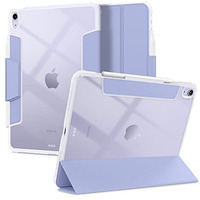 Spigen Ultra Hybrid Pro For Ipad Air 11Inch M3/M2 (2025/2024) Case/Ipad Air 10.9Inch 5Th/4Th Gen (2022/2020) Full Cover Folio Case With Built In Pencil Holder, Trifold Stand - Lavender