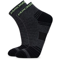 Hundred Arch Band Ankle Length Performance Sports Socks (Dark Grey)