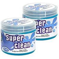 Autofrill Cleaning Gel For Car Ac Vent Interior Dust Keyboard Cleaner Super Universal Car Interior, Keyboard, Pc, Laptop, Electronic Gadget Cleaning Kit Car Cleaning Gel (Blue - 160 Gm) (Pack Of 2)