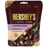 Hershey's Exotic Dark Californian Almonds Blackberry Flavor 30 Grams-Pack Of 6