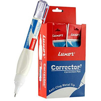 Luxor 1450 Corrector Correction Pen-Box Of 10|White