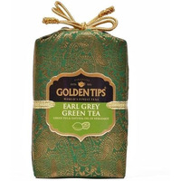 Golden Tips Earl Grey Green Tea Loose Leaves Brocade Bag (200 Gram, 100 Cups)