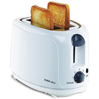 Bajaj Atx 4 750 Watts 2-Slice Pop-Up Toaster | Dust Cover & Slide Out Crumb Tray | 6-Level Browning Controls | Mid-Cycle Cancel Feature | 2-Yr Warranty | 750 Watts | Electric Toaster White
