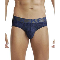 Jockey Men's Ultrasoft & Light Weight Tactel Nylon Printed Briefs Ic29_Rich Royal Blue_M