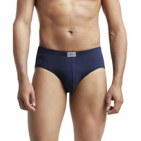 Jockey 8035 Men's Super Combed Cotton Solid Poco Brief With Ultrasoft Concealed Waistband_Deep Navy_Xl