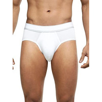 Jockey Hg15 Men's Tencel Micro Modal Elastane Stretch Solid Brief With Stay Fresh Properties_White_M