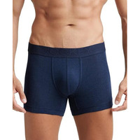 Jockey Lm06 Men's Bamboo Cotton Elastane Mesh Trunk With Ultrasoft Waistband And Stay Dry Treatment_Navy Melange_M