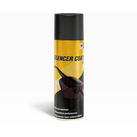 3M Silencer Coating Spray For Bikes, Prevent Rust And Leak, Diesel Wash Resistance (160G, Black)