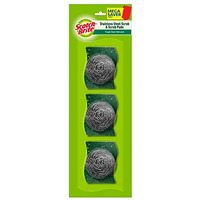 Scotch-Brite Stainless Steel Scrub - Pack Of 3 With Free 3 Scrub Pads