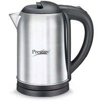 Prestige Pknss 1.0 Electric Kettle 1L With Concealed Element(1500 W, Silver And Black, Stainless Steel, Automatic Power Cut-Off)