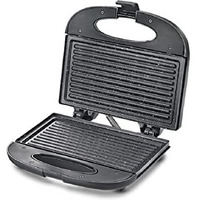 Prestige Pgfsp - Spatter Coated Non-Stick Sandwich Toasters With Fixed Grill Plate, Black