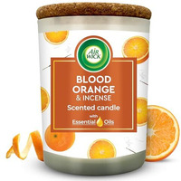 Airwick Scented Candle For Home & Gift Purpose|Blood Orange & Incense Aroma Fragrance|40 Hours Burn Time