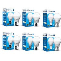 Wipro Tejas 12W Led Bulb For Home & Office |B22 Led Bulb Base |Cool Day White Light (6500K) |4Kv Surge Protection |High Voltage Protection |Eco Friendly Energy Efficient | Pack Of 6