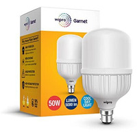 Wipro Garnet 50W Led High Wattage Bulb Pack Of 1 (Coolwhite), B22
