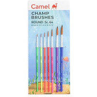 Camlin Champ Round Brush Set - Pack Of 7 (Multicolor)