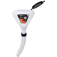 Groz Smart Funnel For Petrol, Diesel, Kerosene | V Shape Funnel With Filter | Smart Funnel With Cap & Flexible Spout | Capacity 1.7 Litres | Fnl/8