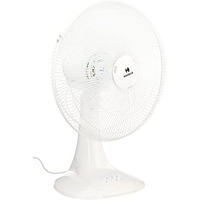 Havells Sameera 400Mm Table Fan | Jerk Free Oscillation, 120 Ribs Guard, 3 Speed Settings, 1360 Rpm Powerful Motor | Aerodynamically Designed & Balanced Pp Blades, 2 Year Warranty | (Pack Of 1, White)