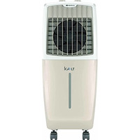 Havells Kalt 24L Personal Air Cooler For Home | Powerful Air Delivery | Low Noise, Knob Panel | Everlast Pump | 4 Way Air Deflection | High Density Honeycomb Pads | Heavy Duty (White/Champagne Gold)