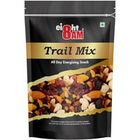 8Am Trail Mix Dry Fruits & Nuts, 200Gm, Made With Nutritious Ingredient Cranberries, Cashew, Almonds, Black Raisin, Dried Mango, Pumpkin Seeds, Healthy And Tasty Snack, Rich Source Of Zinc, Potassium And Iron