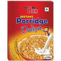 8Am Instant Wheat Porridge (Dalia), 200G, Rich In Protein & Fiber, Nutritious & Healthy Breakfast Cereals, Essential For Good Health, Natural Whole Wheat Daliya Improves Digestion