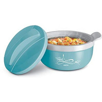 Milton Crave 2500 Insulated Inner Stainless Steel Casserole, 2150 Ml, Blue | Pu Insulated | Bpa Free | Odour Proof | Food Grade | Easy To Carry | Easy To Store | Ideal For Chapatti | Roti | Curd Maker
