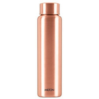 Milton Copper Aqua 1000 Bottle, 950Ml, 100% Pure Copper, Bpa Free Water Bottle, Leak Proof, Office Bottle, Boosts Immunity, Supports Digestive & Liver Health, Ayurveda Inspired