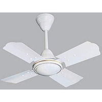 Crompton Aluminium Cool Breeze 600 Mm (24 Inch) Anti Rust Small Ceiling Fan (Opal White), 4 Stars