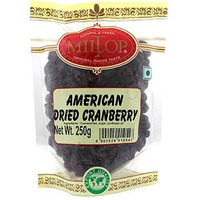 Miltop American Dried Whole Cranberries, 250G