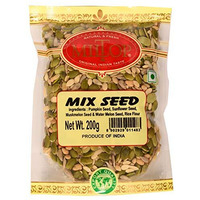 Miltop Pumpkin Sunflower Muskmelon Watermelon Seeds Mix For Eating, 200G