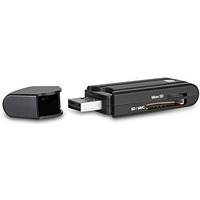 Iball Cr Cr24 Card Reader I 2 Slot I Transfer 480 Mbps I Plug & Play I High Speed Data Transfer I One Card Reader For All - (Black)
