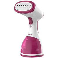 Inalsa Garment Steamer For Clothes/Fabric, Steam Iron -Vertical & Horizontal Steaming Up To 20G/Min, Travel Iron, 1200 Watt, 260 Ml Water Tank & 20 Sec Fast Heating,1 Yr Warranty,White/Pink (Steamax)