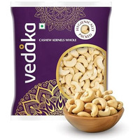 Amazon Brand - Vedaka Whole Cashews | 500 Gram | Kaju Nuts Grade W320 | Plant Based Protein | Gluten-Free | Nutty Flavor | Healthy Snack | Rich Delicious Taste