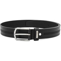 Red Tape Black Leather Belt For Men | Solid Leather Belt | Classic And Durable