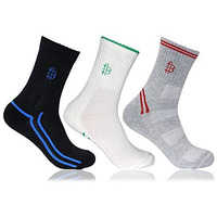 Bonjour Mens Multicolour Quarter Length 3 Pairs Of Sports Socks_Bro7007-Po3
