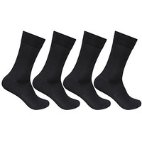 Bonjour Men's Ankle Socks (Pack Of 4)(Bro190-Po4-Bk_Multicolor_Free Size)