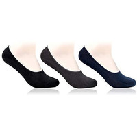 Bonjour Men's Liners Socks (Pack Of 3)(Brofm-02-Po3_Multicolor_Free Size)